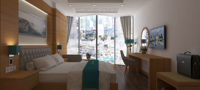 Các phòng Deluxe tại Kèo nhà cái world cup châu âu Paris Deli khach san paris deli danang beach
