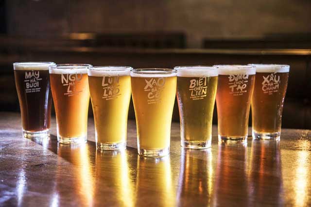 Hương vị bia thủ công đặc biệt ở Biacraft Artisan Ales & Quán Ụt Ụt khong gian khien thuc khach me man