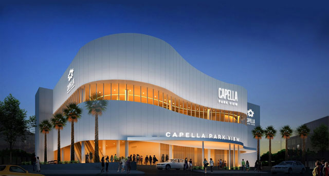Capella Park View được xây dựng theo cảm hứng từ hệ ngôi sao Capella sáng nhất bầu trời trung tâm hội nghị tiệc cưới capella park view
