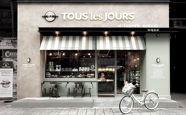 Tous les Jours là một thương hiệu bánh nổi tiếng của Hàn Quốc tous les jours