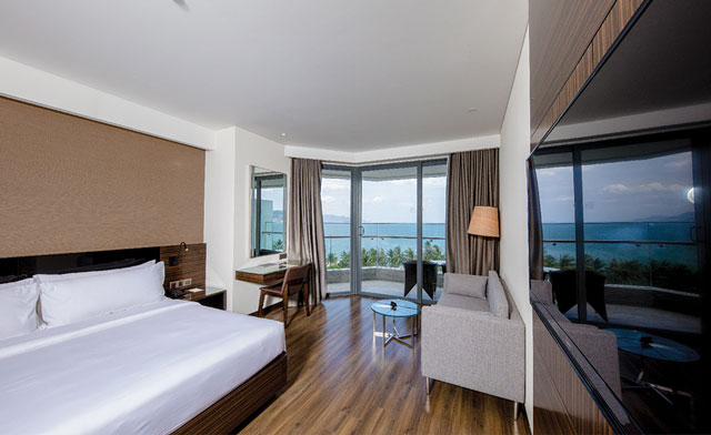 Các phòng ở Queen Ann đều có view đẹp hướng về biển phòng ở Queen Ann