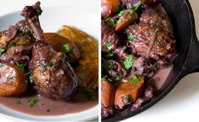 Món Coq au Vin của Julia Mon Coq au Vin cua Julia