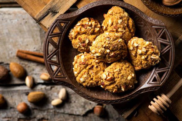 Cookies làm từ hạt Hazelnut rất ngon và giàu dinh dưỡng bánh cookies