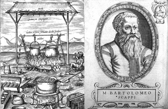 Bartolomeo Scappi và những công thức Tỷ lệ kèo bóng đá World Cup được ghi lại trong chính cuốn sách mà ông biên soạn bartolomeo scappi