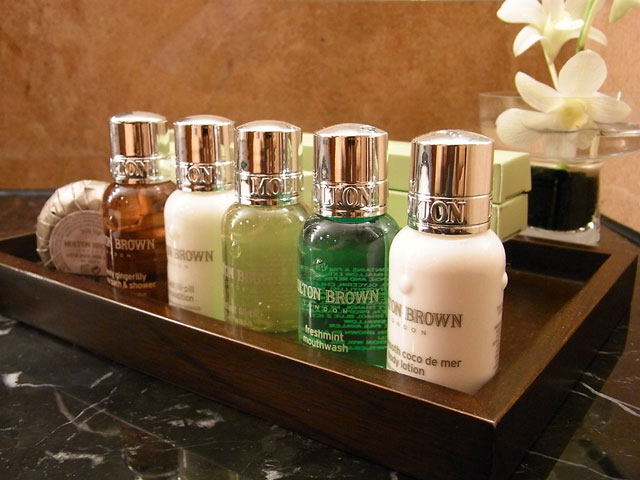 hách sạn càng cao cấp thì bộ Amenities càng đẹp Amenities đẹp