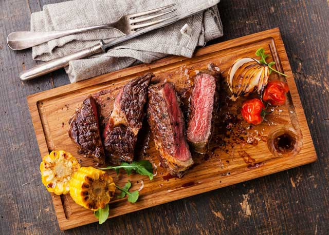cac mon an kem beefsteak