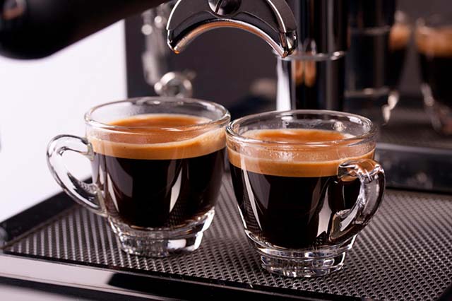 Ly Espresso gồm hai lớp là lớp Crema và lớp Liquid cach pha che ly erpresso