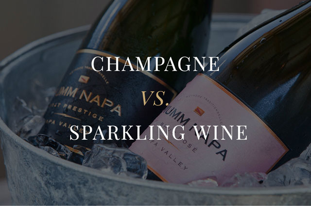 Champagne và Sparkling wine có sự khác biệt rõ rệt Champagne và Sparkling wine có sự khác biệt rõ rệt