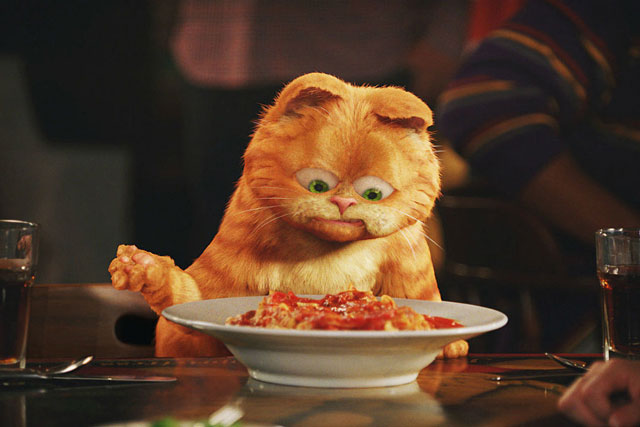 Chú mèo Garfield giúp mì Lasagna được thực khách quốc tế biết đến trên toàn thế giới Chú mèo Garfield