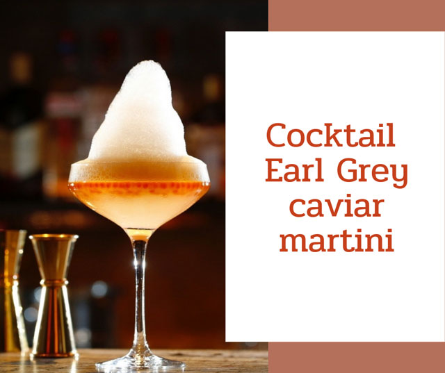 Cocktail trứng cá muối rất nổi tiếng ở Hồng Kông Cocktail trứng cá muối