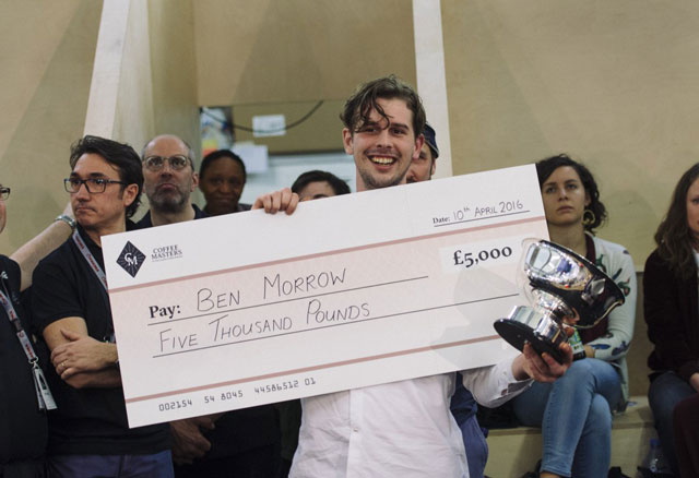 Ben Morrow – Barista chiến thắng cuộc thi Coffee Masters ở London năm 2016 cuoc thi coffee masters