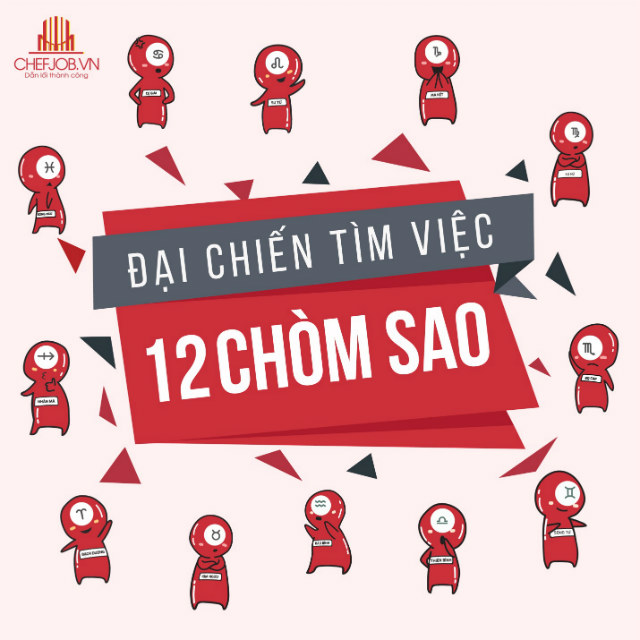 đại chiến tìm việc 12 chòm sao dai chien tim viec