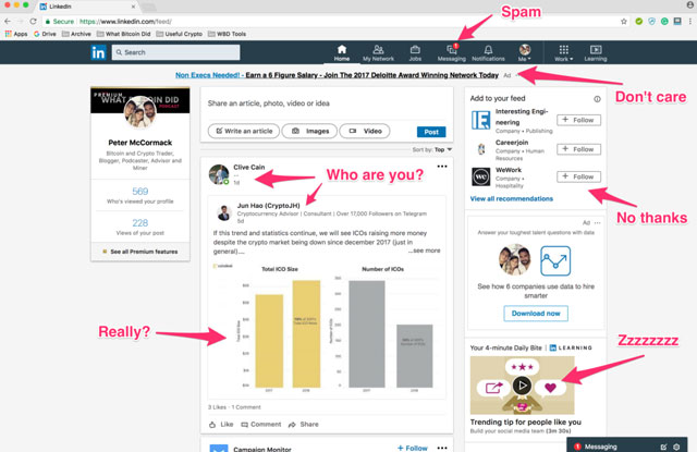 Hồ sơ cá nhân trên Linkedin cần được trình bày đẹp mắt Hồ sơ cá nhân trên Linkedin