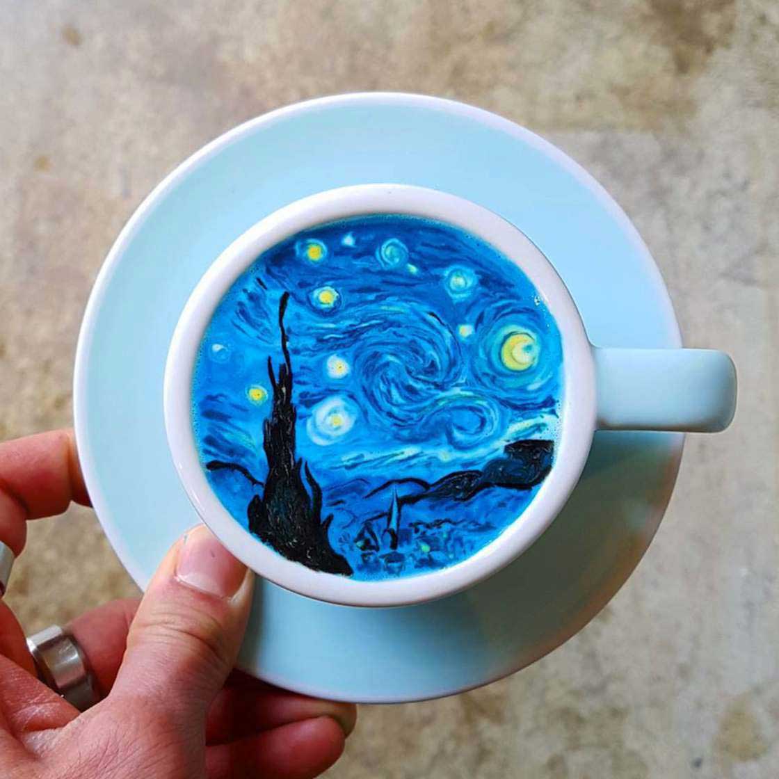 Một tác phẩm về thiên nhiên tuyệt đẹp của Lee Kang Bin lee kang bin barista noi tieng han quoc