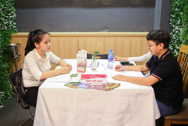 Ứng viên có phong thái tự tin, thể hiện thái độ tốt sẽ có nhiều lợi thế Ứng viên có phong thái tự tin