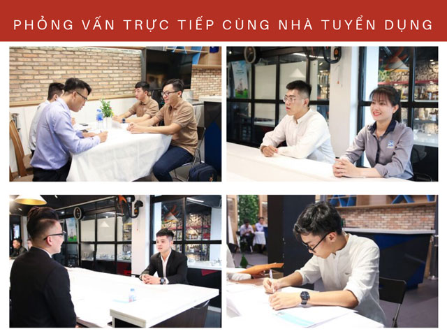 Ứng viên tham gia phỏng vấn ngay tại chương trình Ứng viên tham gia phỏng vấn ngay tại chương trình