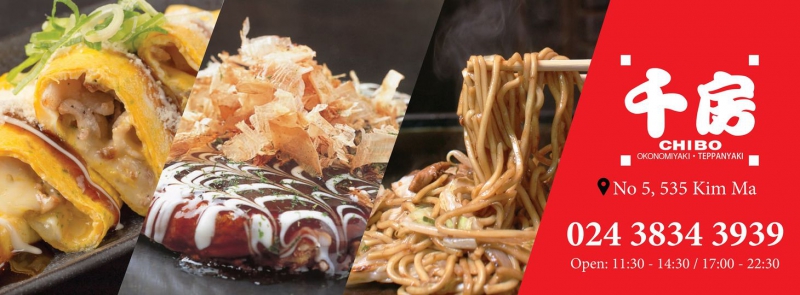 CHIBO Vietnam - Okonomiyaki - Bánh xèo Nhật Bản
