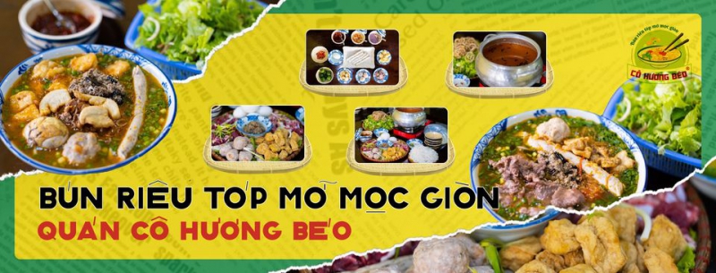Bún riêu Tóp mỡ Mọc Giòn Cô Hương béo