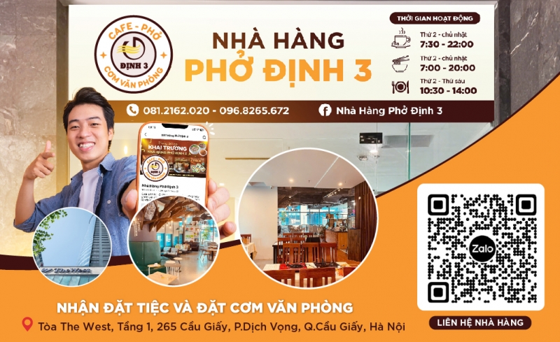 NHÀ HÀNG PHỞ ĐỊNH 3